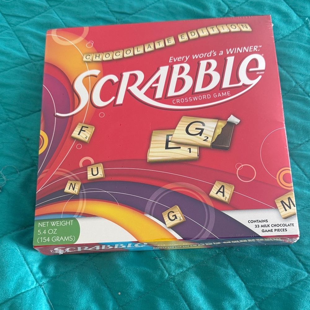 Scrabble Chocolate edition 2013 never open new old stock